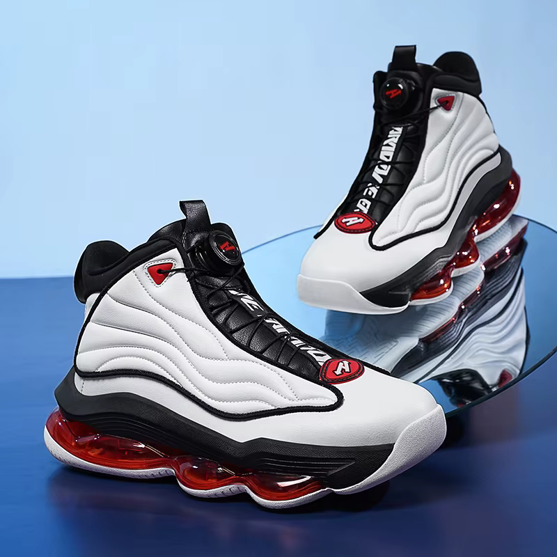 Chaussures de basket-ball pour hommes, respirantes, antidérapantes, portables, pour course à pied, e