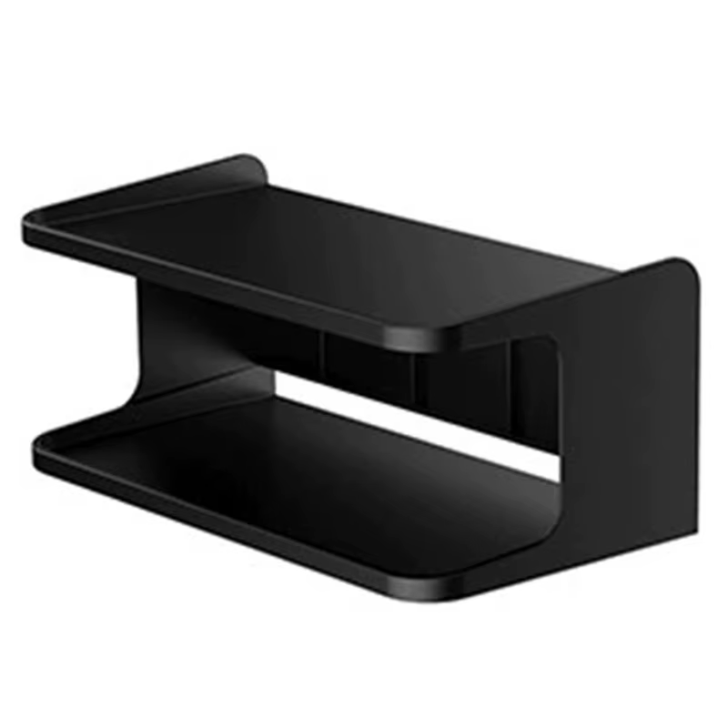 Organisateur de table de chevet à 2 étagères BSEVB, style moderne/contemporain, fixation murale, dou