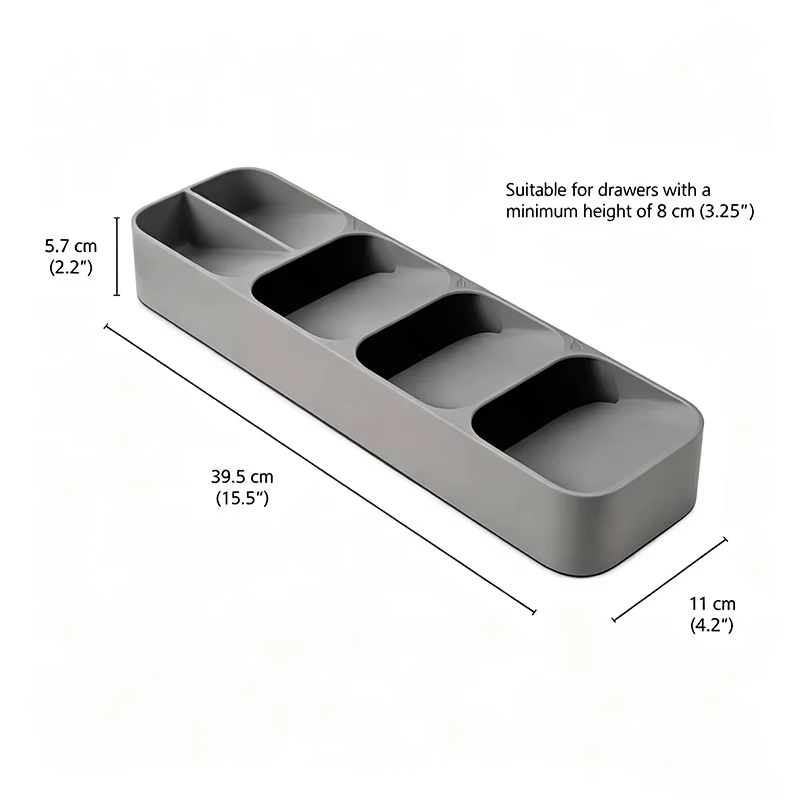 Nouveau plateau de rangement pour couverts, boîte de rangement pour couteaux, fourchettes et cuillèr