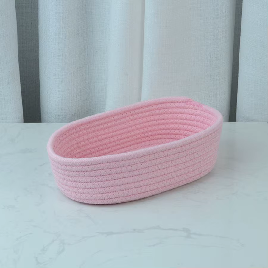 Paniers de rangement tissés multifonctionnels, articles divers de bureau, cosmétiques, jouets pour e
