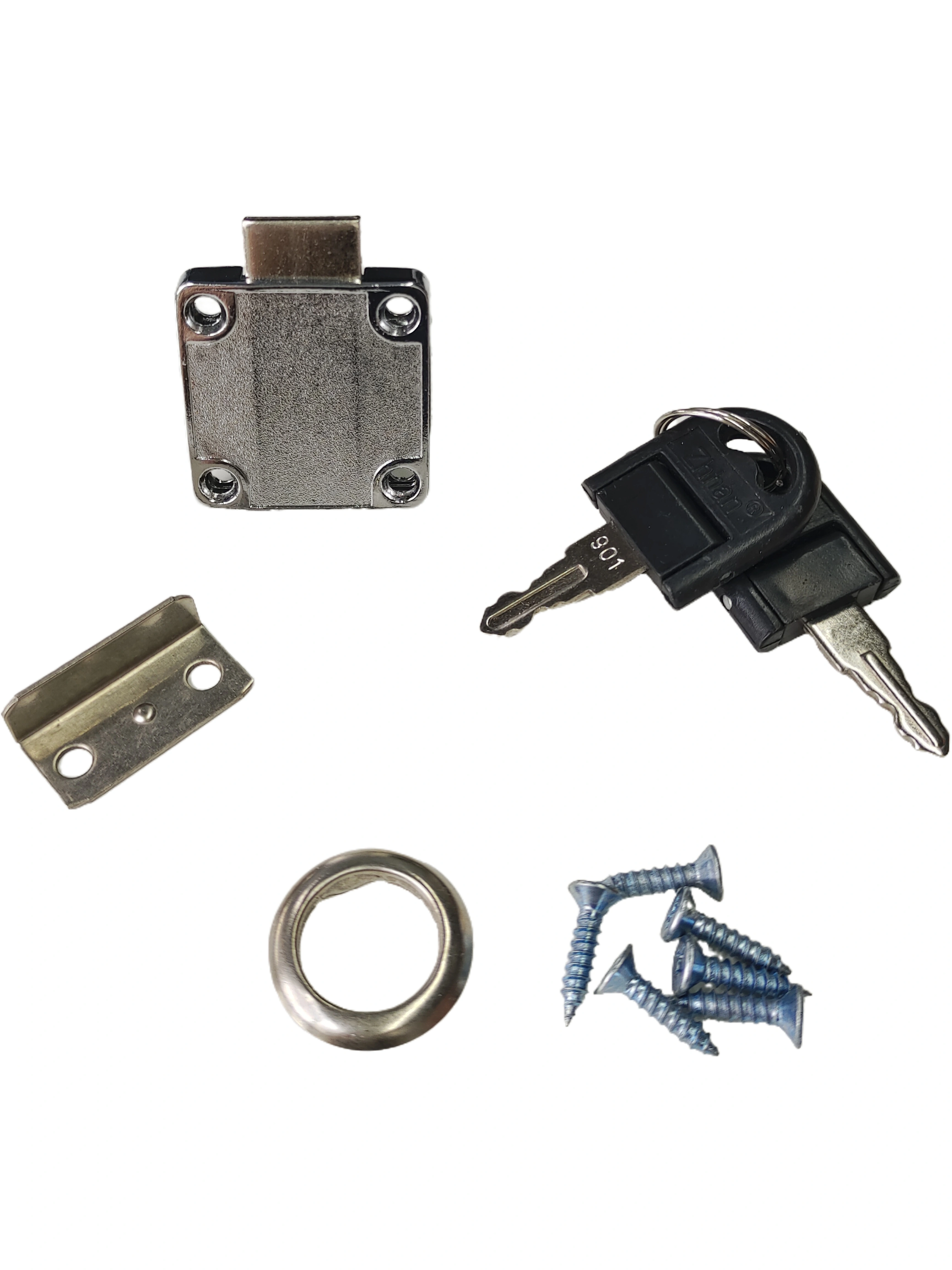 1 ensemble de serrures de tiroir d'armoire, serrure de porte de meubles, quincaillerie de bureau, se