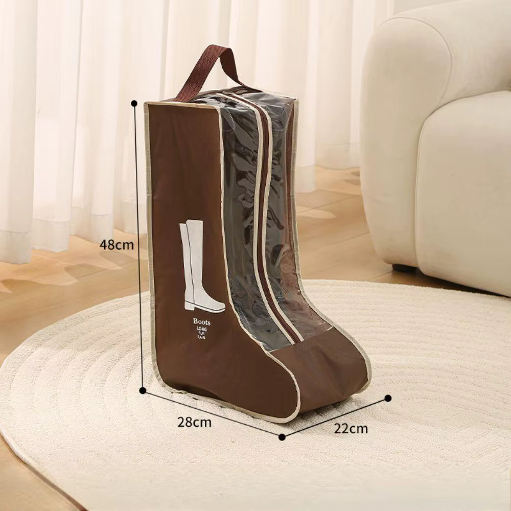 Sac de rangement de chaussures, couvre-chaussures visuel Non tissé à main pour la maison, bottes ant
