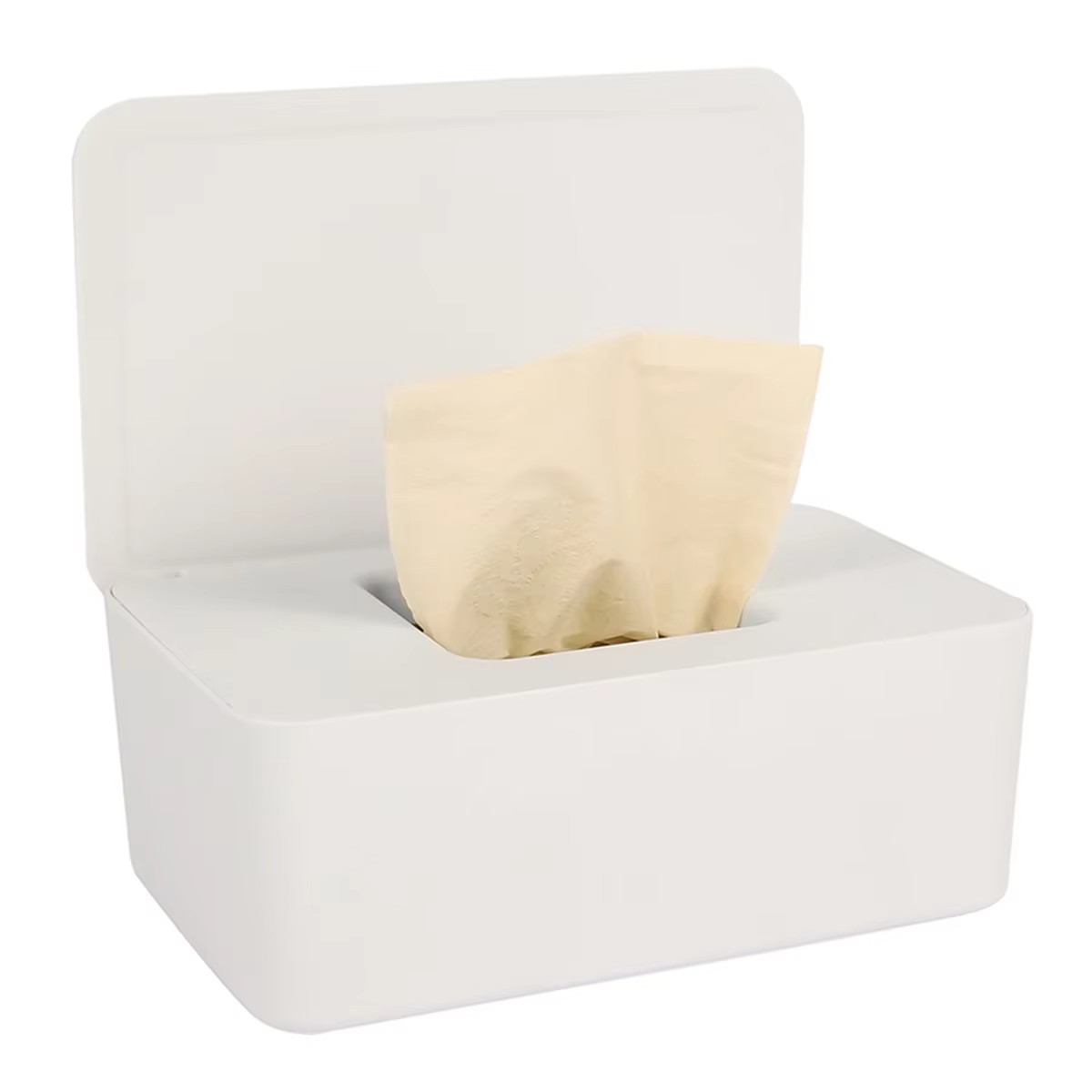 Boîte à lingettes humides portable, distributeur de papier avec couvercle anti-poussière, organisate