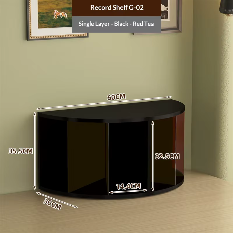 Support pour CD en métal noir, étagère de rangement pour disques vinyles, organisateur de magazines,