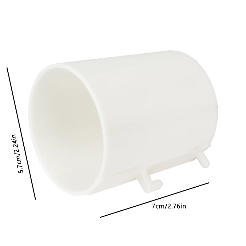 Boîte de rangement en plastique pour accessoires de panneau perforé DIY, sans perçage, avec crochets