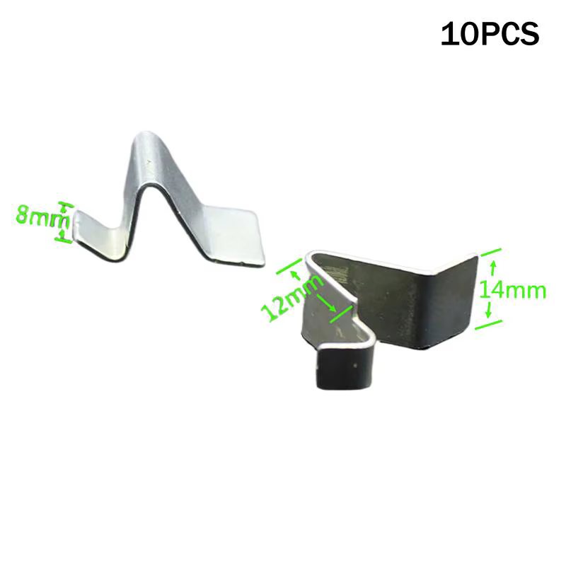 Clips d'étagère d'armoire en métal robuste, 10 pièces, Supports d'étagères durables pour classeurs, 