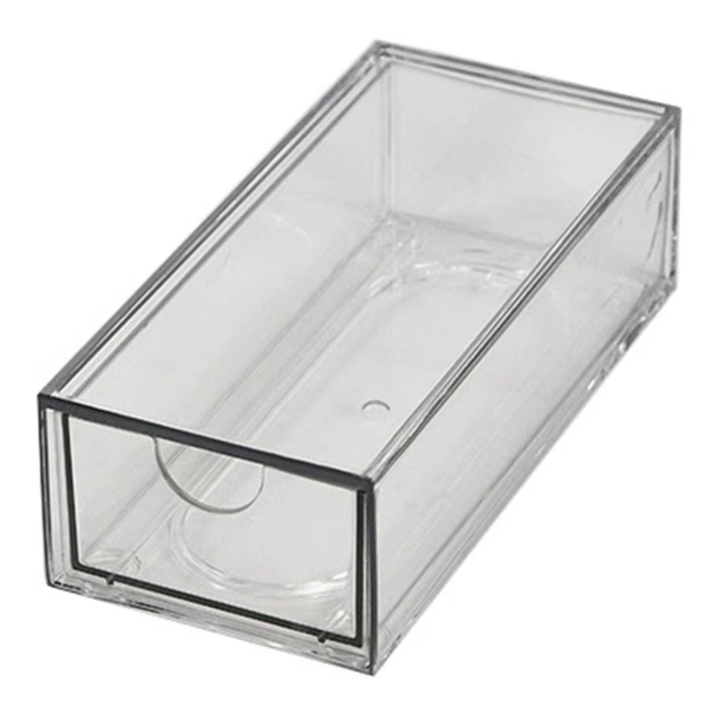 Boîte de rangement de bureau INS, type tiroir, empilable, organisateur de cosmétiques, anti-poussièr