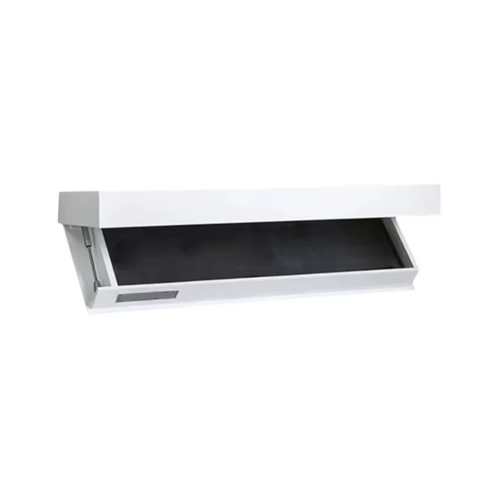 Étagère murale décorative en bois couleur unie avec compartiment secret et rabat magique, gain de pl