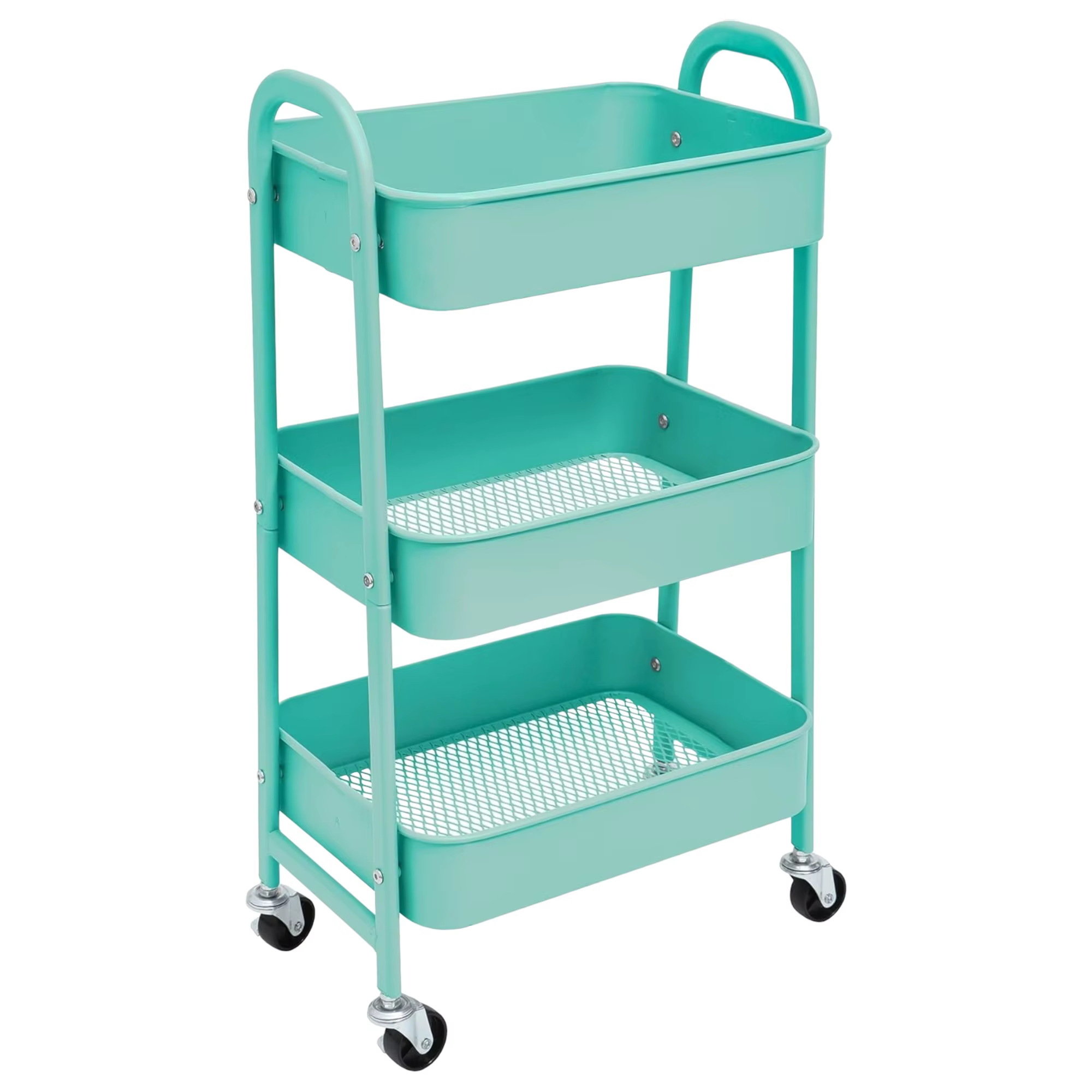 Chariot de rangement à roulettes, chariot de cuisine à roulettes, organisateur de chariot roulant à 