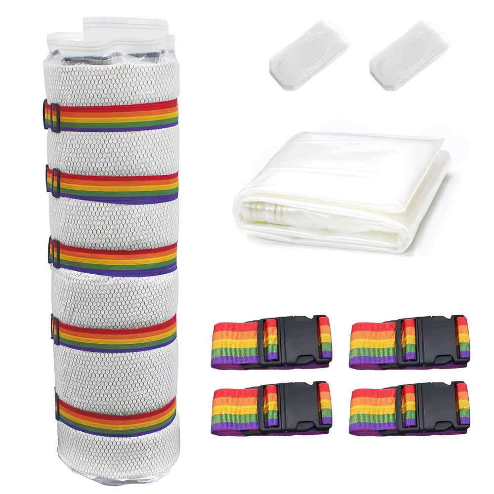 Housse de protection pour matelas, sac de rangement sous vide, anti-poussière, anti-humidité, pour d