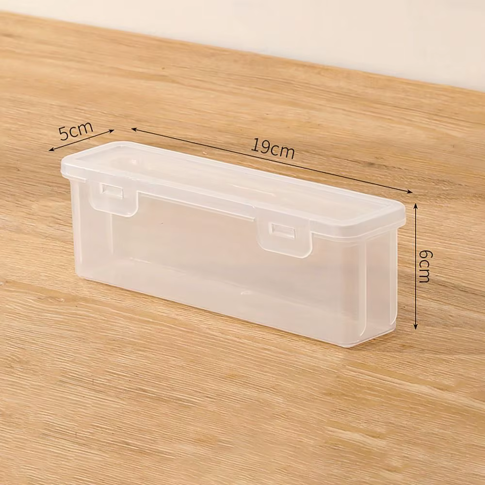 Boîte de rangement transparente pour fournitures de bureau, papeterie d'évaluation, porte-stylo, gra
