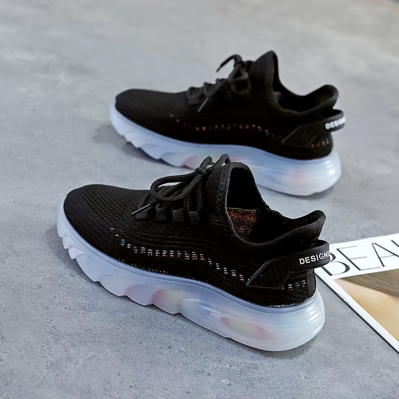 Chaussures de sport tendance pour femmes, style coréen, respirantes, basses, à enfiler, décontractée