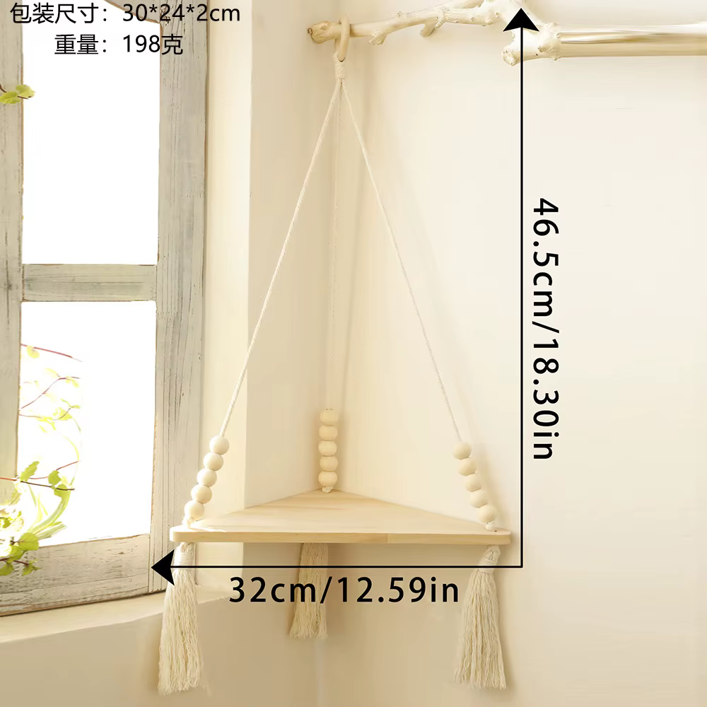Support de rangement triangulaire en bois, étagère pour pot de fleurs, décoration de la maison, étag