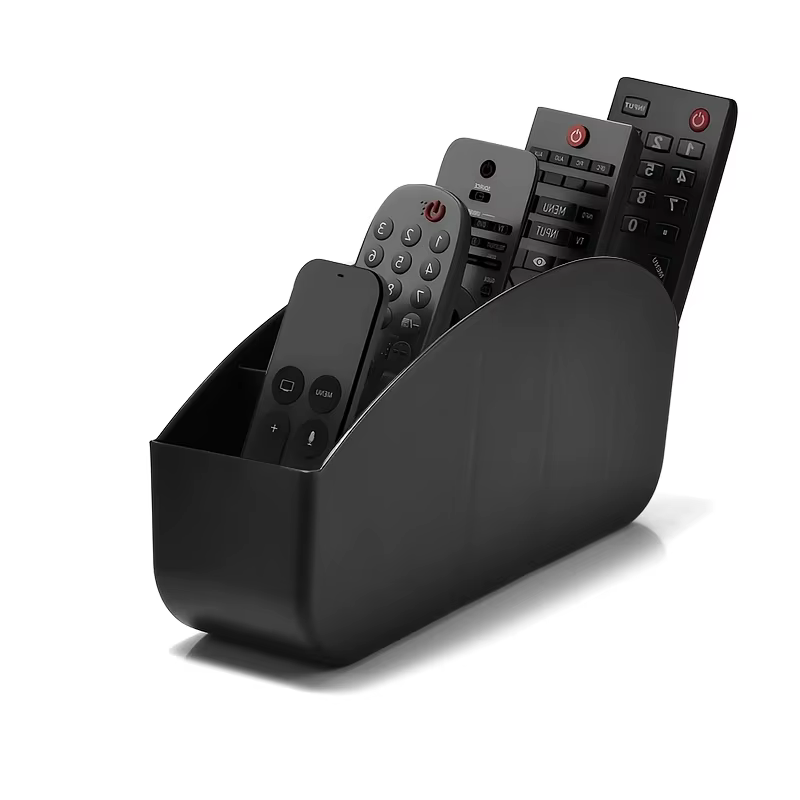Boîte de rangement pour télécommandes avec 5 compartiments en plastique - Convient pour organiser le