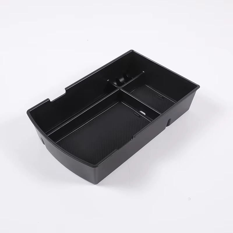Boîte de rangement pour accoudoir, organisateur de voiture, plateau de rangement caché, accessoire d