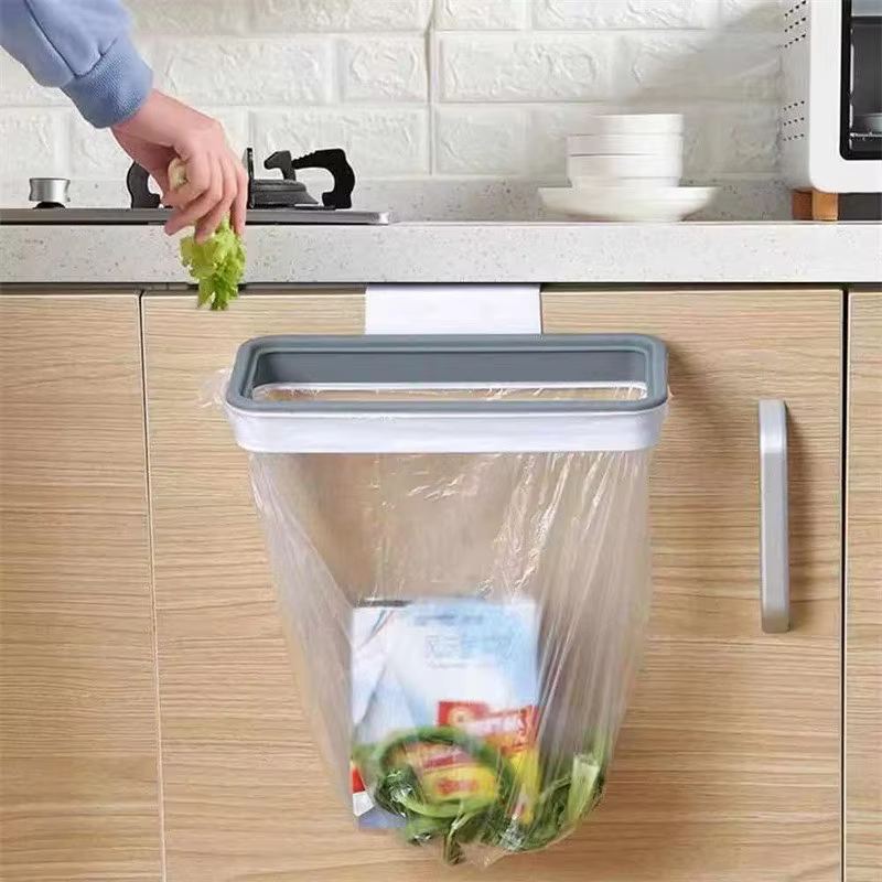 Cintre de sac suspendu pour déchets, Support de déchets Durable, Support d'armoire de cuisine, Suppo