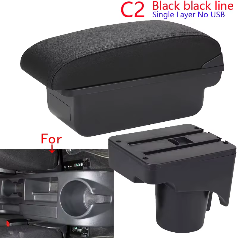 Accoudoir de voiture pour Volkswagen Golf 6, boîte de rangement pour VW Golf 6 Golf 5 Mk6 MK5 Jetta 