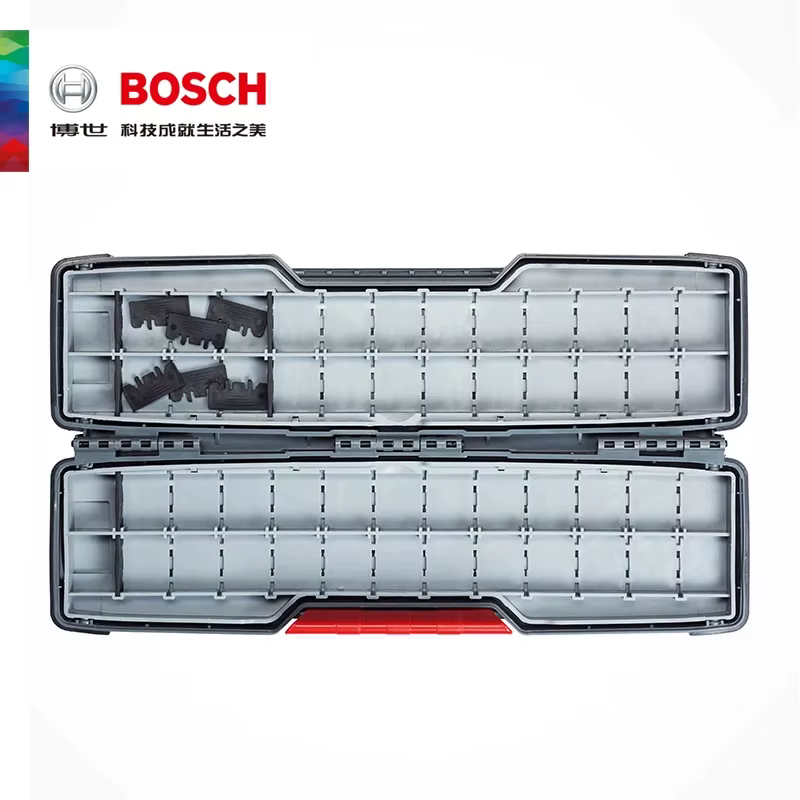 Boîte à outils Bosch, boîte de rangement pour accessoires Bosch, boîte de rangement pour forets, lam