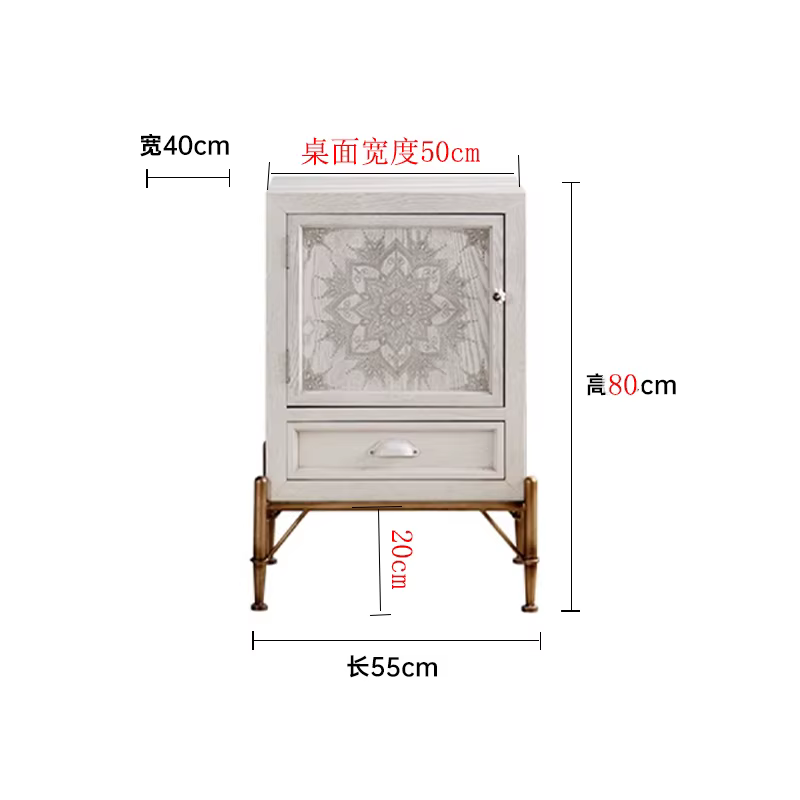 Armoire Vintage anti-poussière, vitrine de conception polyvalente, armoire de luxe, chambre à couche