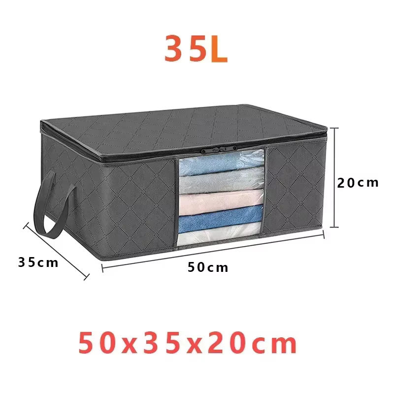Sac de rangement pliable de grande capacité pour vêtements, sacs de rangement pour couvertures, cont