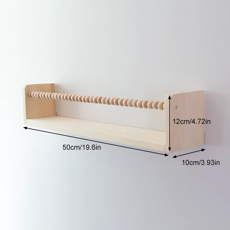 Étagères murales en bois pour livres de chambre d'enfant, présentoirs flottants, décoration murale p