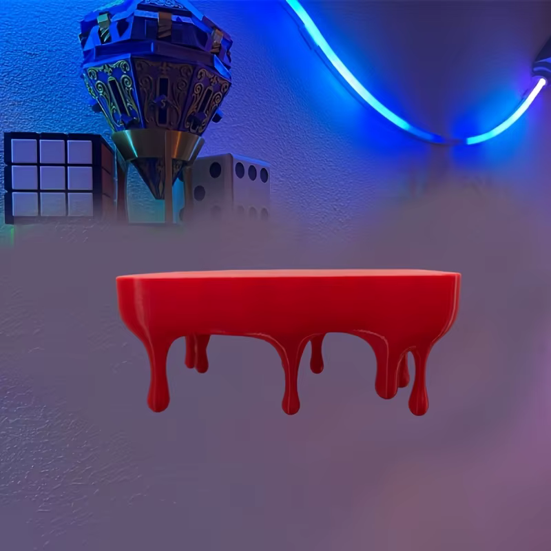 Étagère murale créative effet goutte d'eau, étagère murale flottante avec design de gouttelettes pou