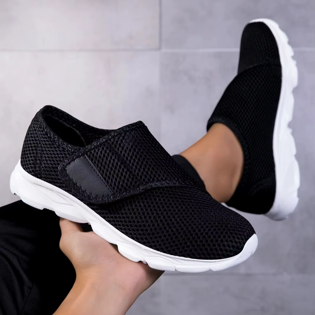 Nouvelles chaussures orthopédiques décontractées pour pieds larges et enflés - Chaussures diabétique