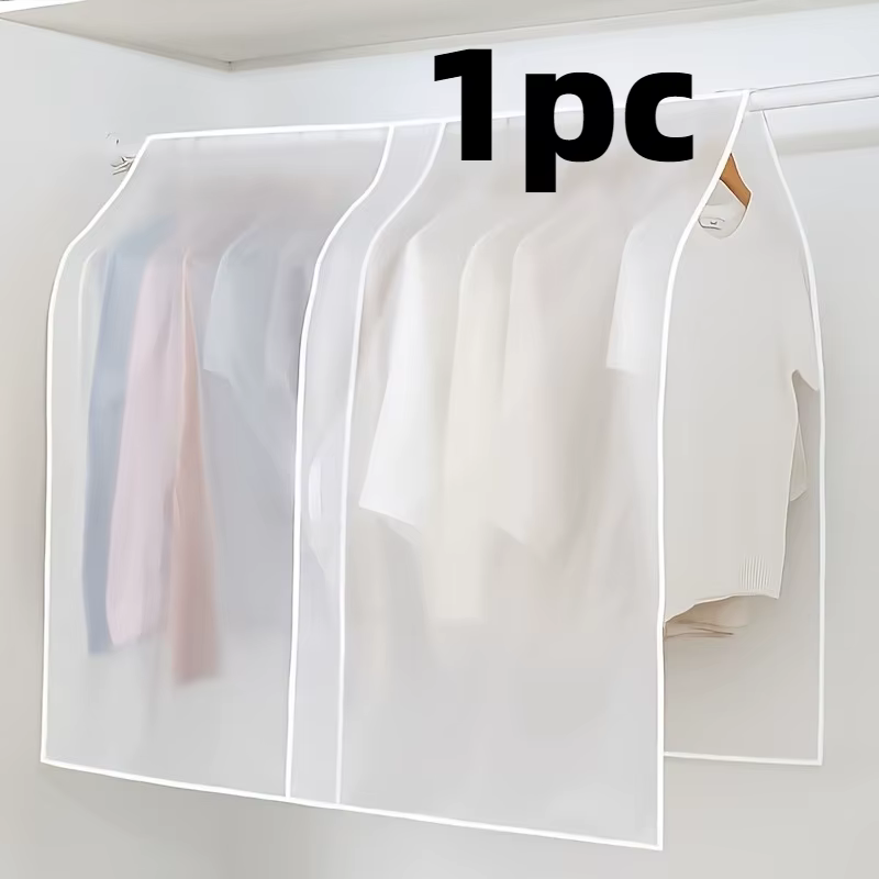 Housse anti-poussière pour vêtements, 4 pièces, translucide, pour robe, vêtement, organisateur suspe