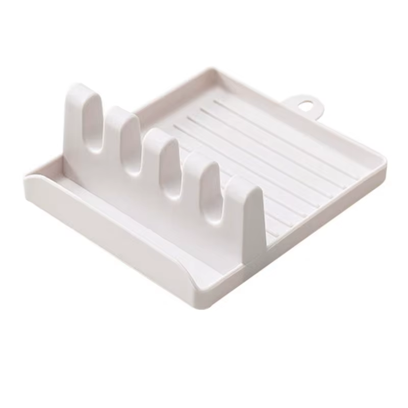 Porte-cuillères de cuisine, fourchette, spatule, étagère, organisateur, porte-baguettes en plastique