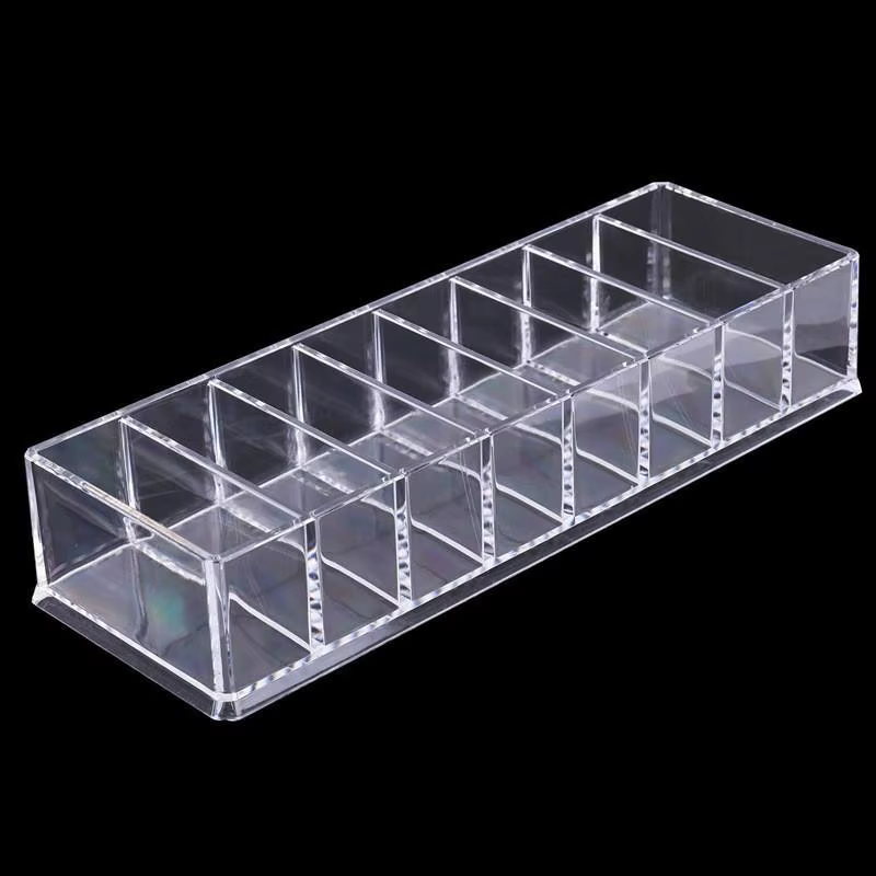 Boîte de rangement transparente à 8 compartiments, boîte de classification multifonctionnelle, outil