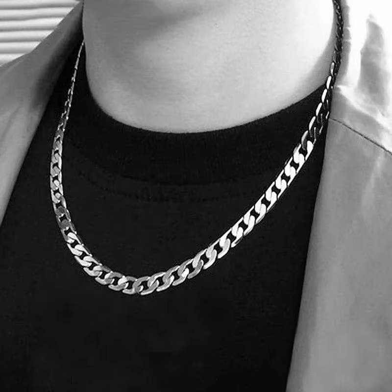Collier en argent regardé 925 pour hommes et femmes, bijoux de luxe, cadeaux de mariage et de Noël, 