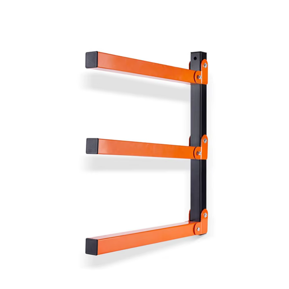 Supports de rangement en bois robustes de qualité supérieure, supports muraux réglables pour bûches 