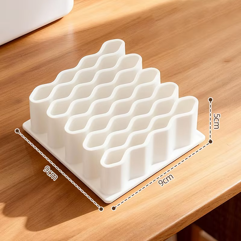 Support de rangement de bureau en silicone pour tubes de pommade, médicaments, colle, cosmétiques et