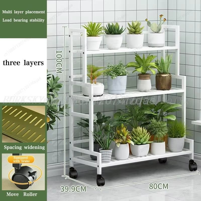 Support de plantes support de fleurs 3/4 niveaux étagère à fleurs support de jardinière organisateur