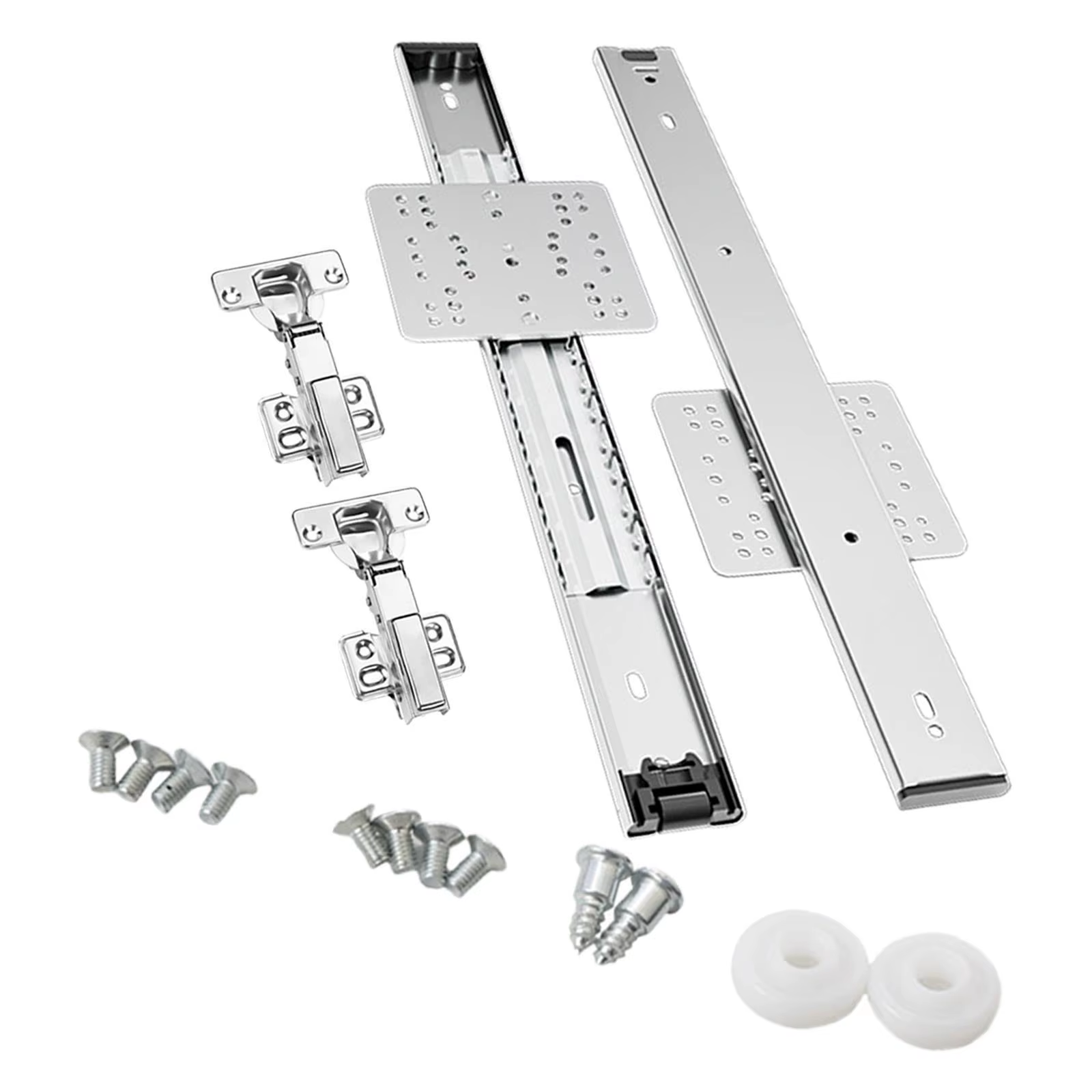 Armoire rabattable cachée, Rails coulissants de porte, portes de poche, Kit de quincaillerie pour pl