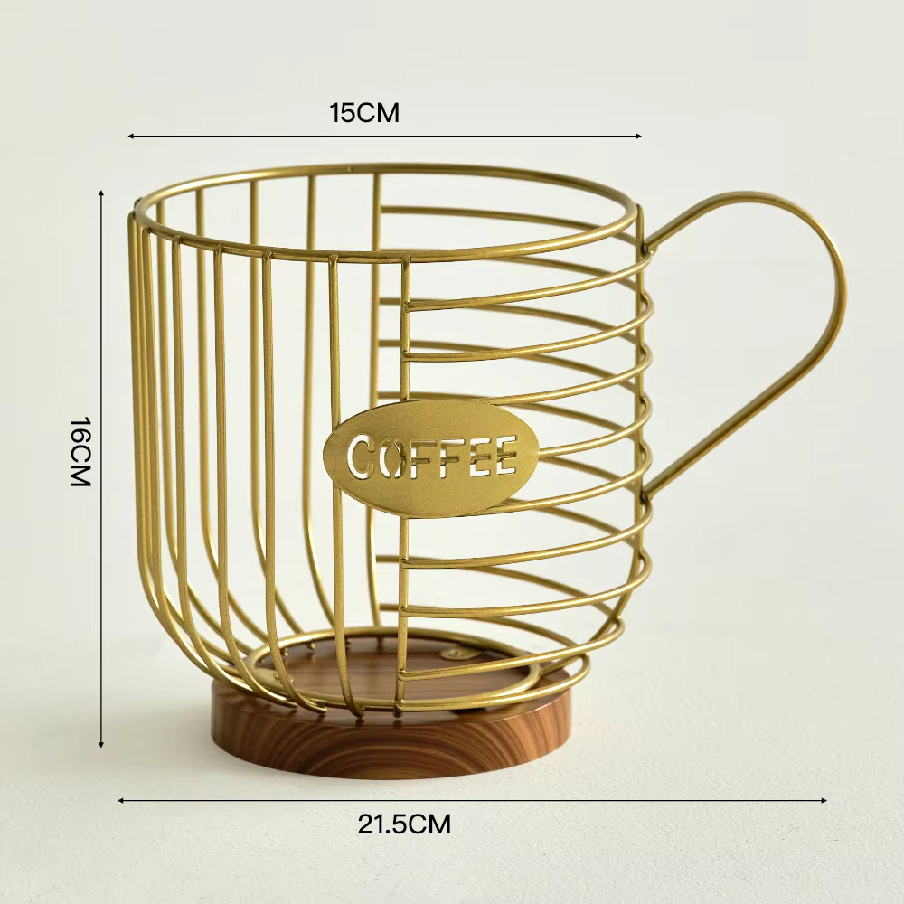 Support de rangement rotatif en métal pour dosettes de café, peut contenir 24 capsules Dolce Gusto, 