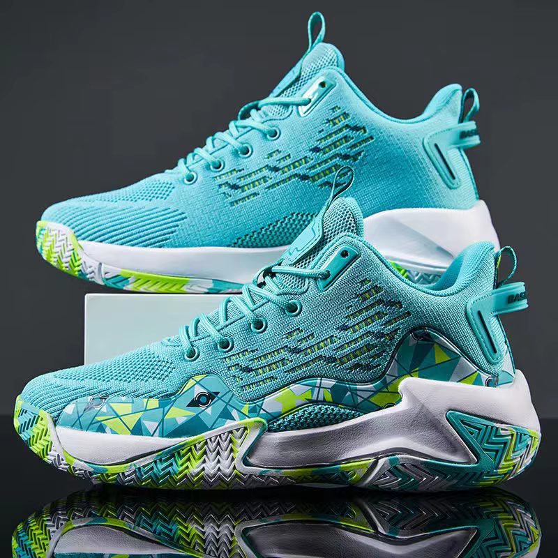 Chaussures de basket-ball pour hommes, respirantes, antidérapantes, portables, de haute qualité, pou