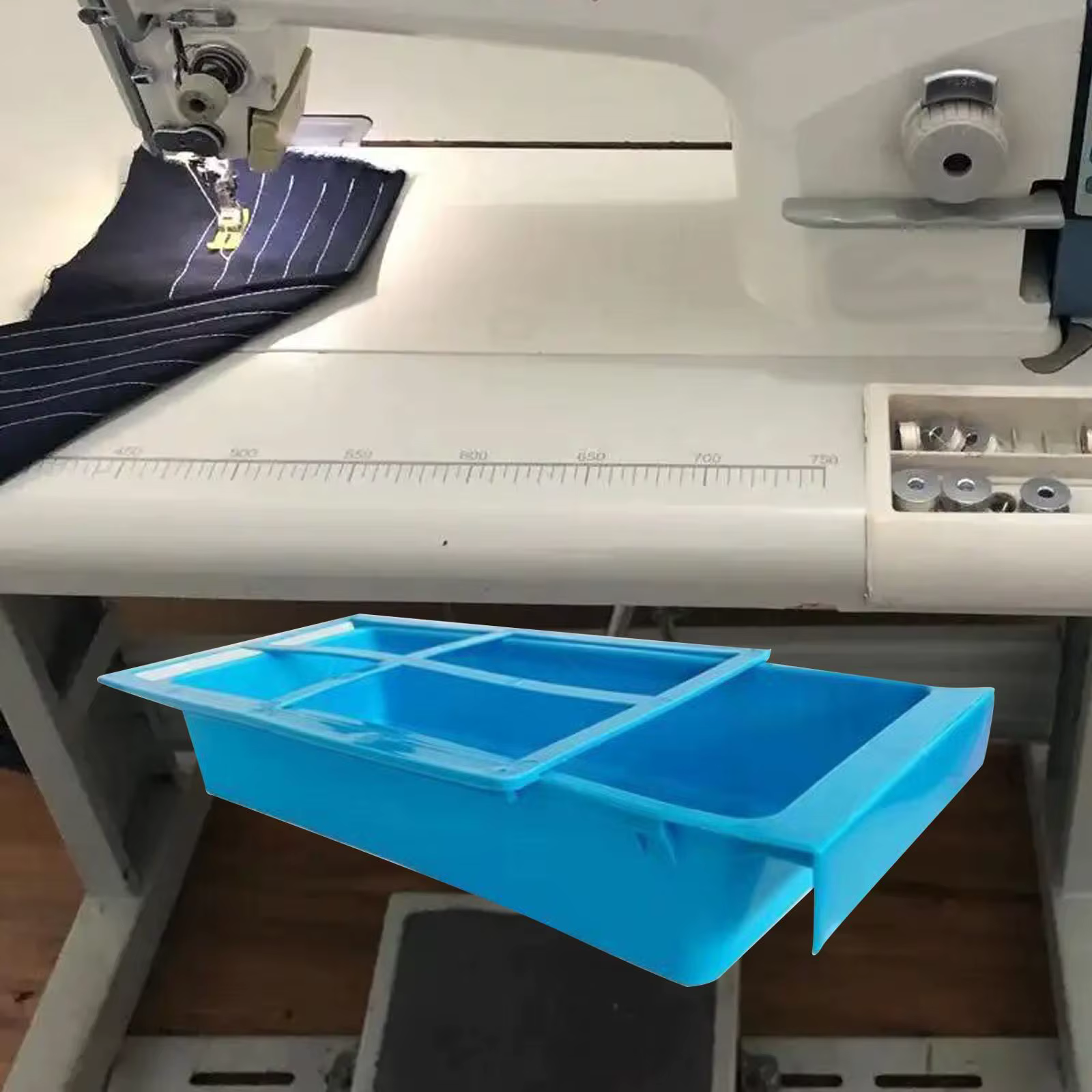 Boîte de rangement à tiroirs sous Machine à coudre, tiroir de Table, rangement divers, accessoires d