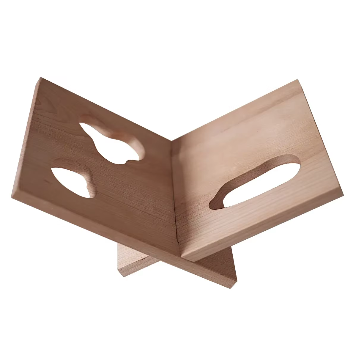 Porte-revues minimaliste en bois massif, bibliothèque au Design Original, ornement artistique nordiq