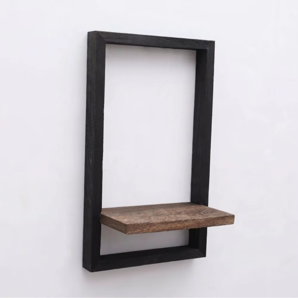 Étagère murale en bois pour plantes, forte capacité de charge, style vintage, support pour plantes d
