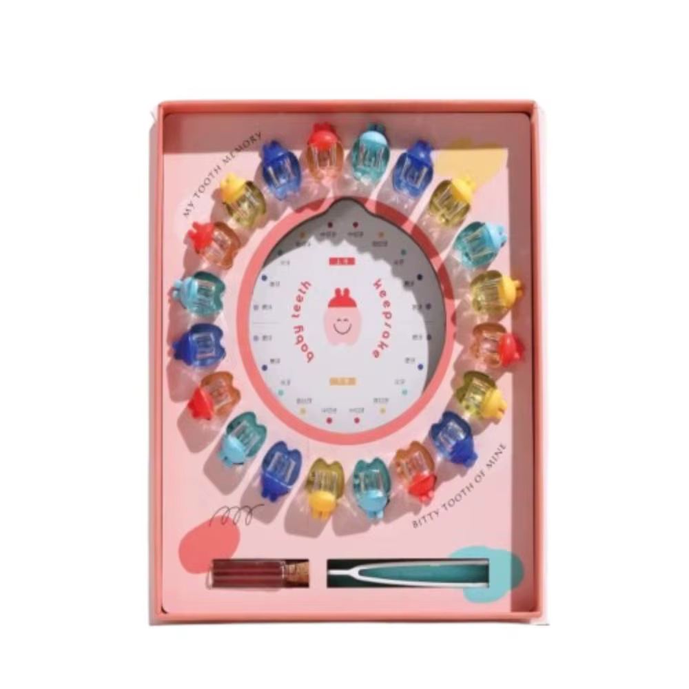 Keepplex-Boîte de rangement en bois pour dents de lait de bébé, boîte de collecte de cheveux, étui à