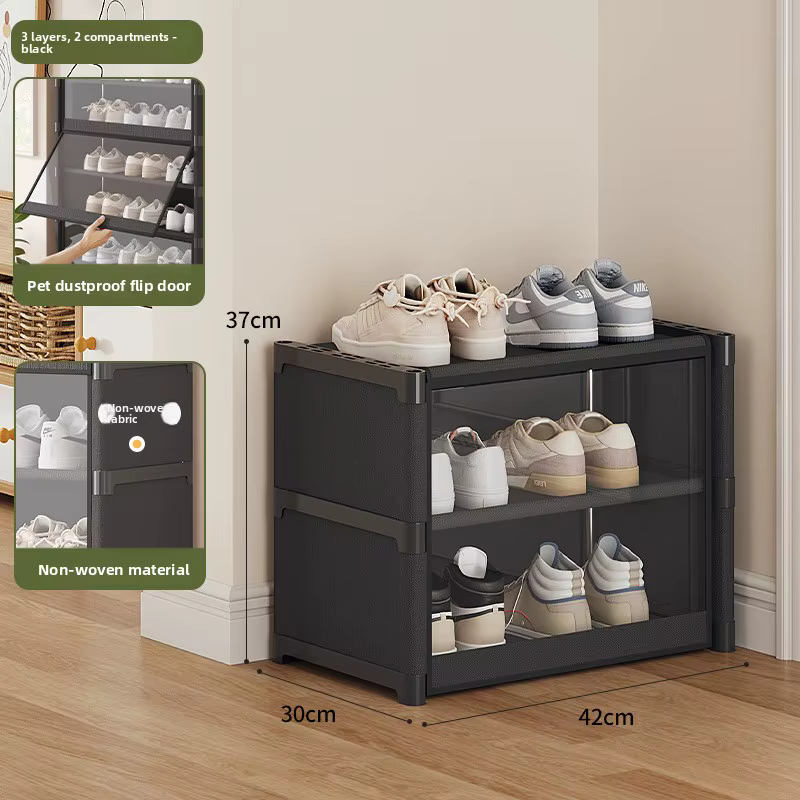 Étagère à chaussures transparente, grande capacité, visualisation Simple, armoire à chaussures multi