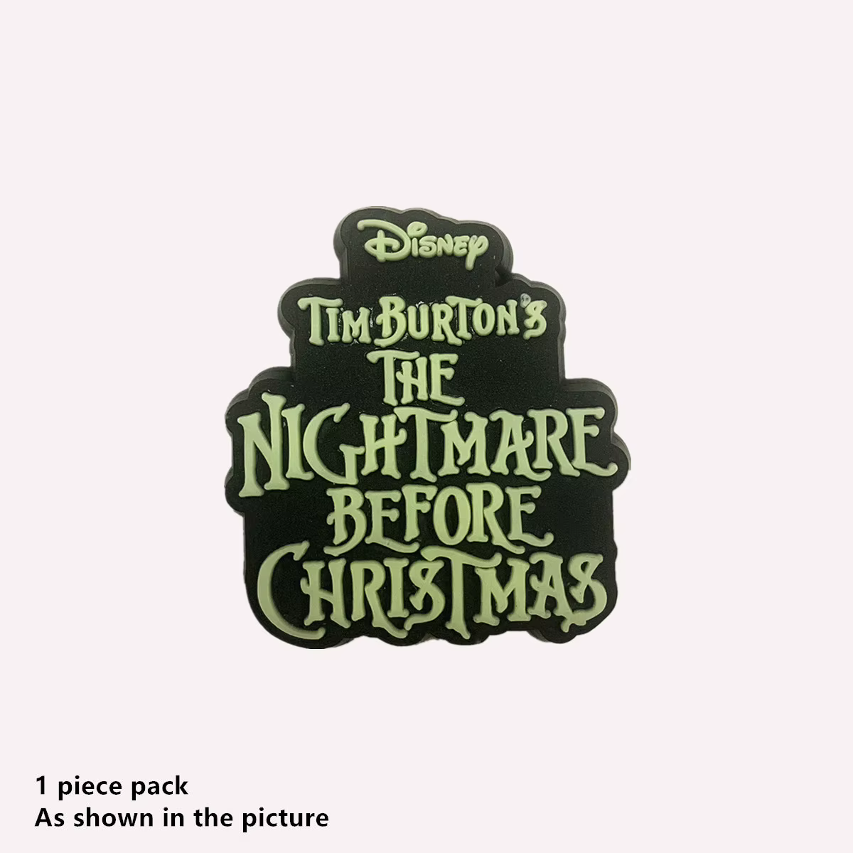 Breloques de chaussures Disney The Nightmare Before Christmas, 1 pièce, pour sandales, sabots de des