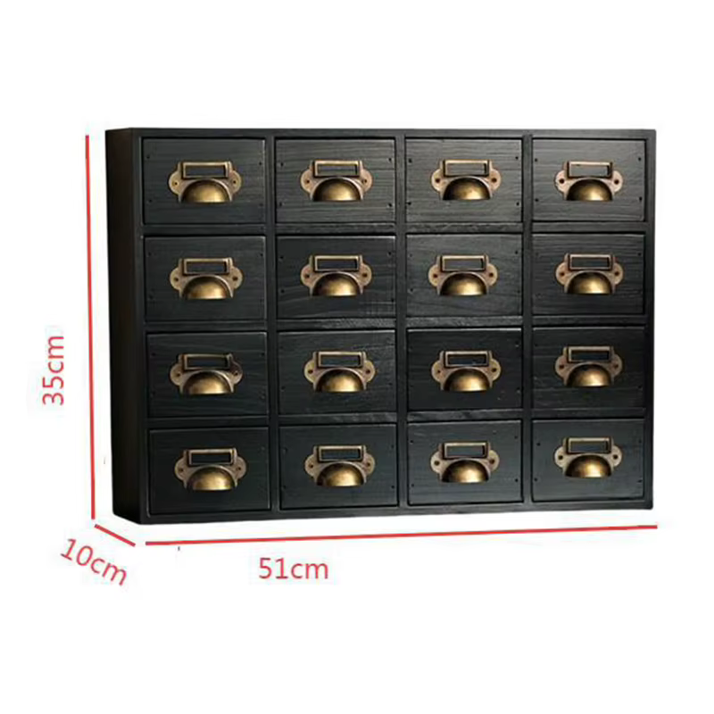 Boîte de rangement de Type tiroir, boîtes de rangement en bois multifonctions en bois, étui de burea