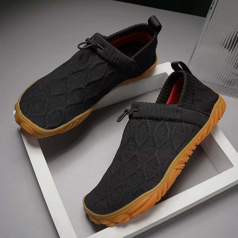 Chaussures pieds nus minimalistes pour hommes, baskets de marche antidérapantes et respirantes en tr