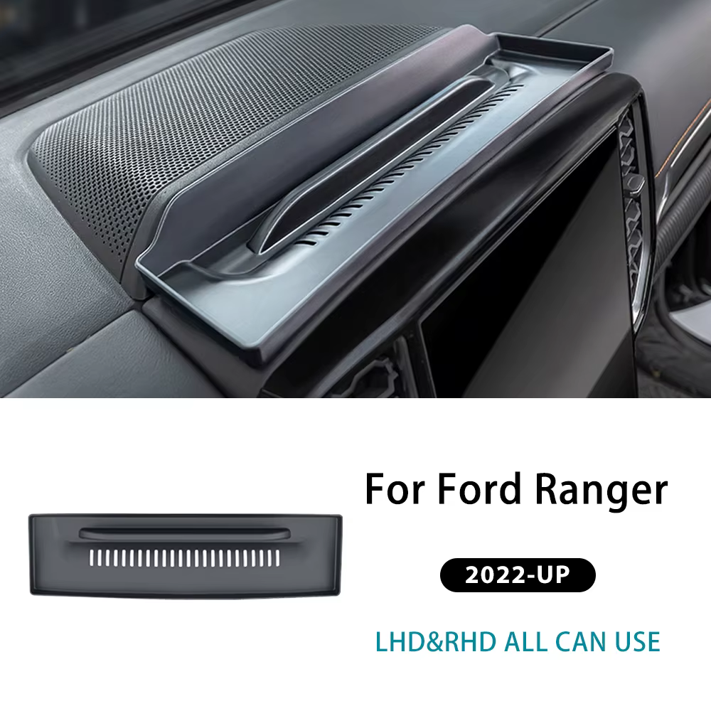 Boîte de rangement centrale pour tableau de bord Ford Ranger 2022 2023 2024 2025, accessoires de déc