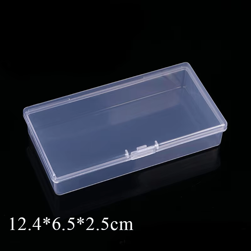 Boîte rectangulaire translucide, boîte de rangement solide et Durable, boîtes en plastique d'emballa