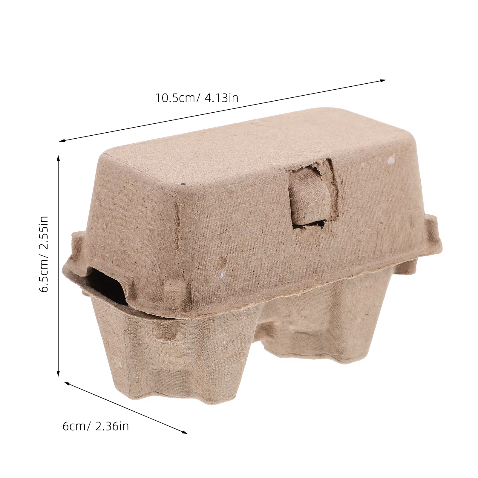 Cartons René en papier jetables africains, conteneur René frais vierges, grand support René de canar