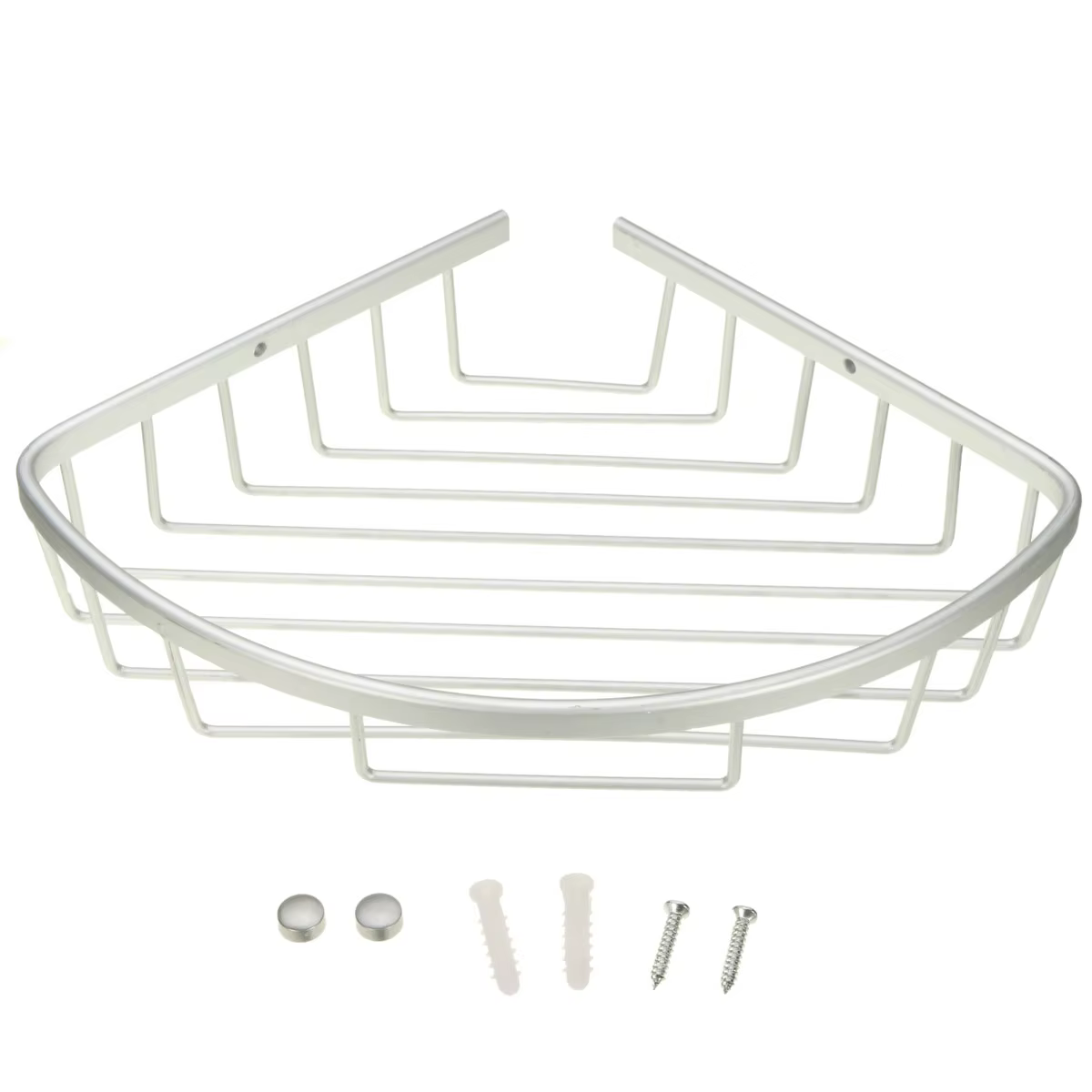 Étagères de salle de bain en aluminium, support triangulaire de douche, étagère d'angle de rangement