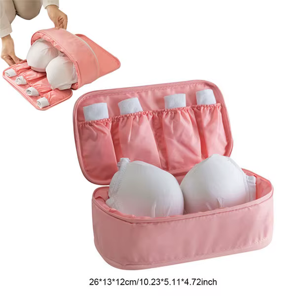Sac de rangement pour sous-vêtements pour hommes et femmes, soutien-gorge de voyage, chaussettes cos